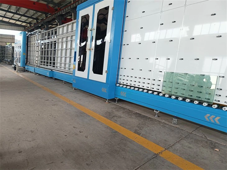 Automatic Vertical Double Glazed Insulating Glass Washing And Drying Machine