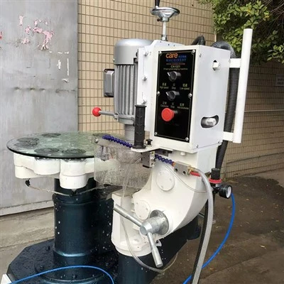מכונת קצוות זכוכית בצורה עם דיוק CNC